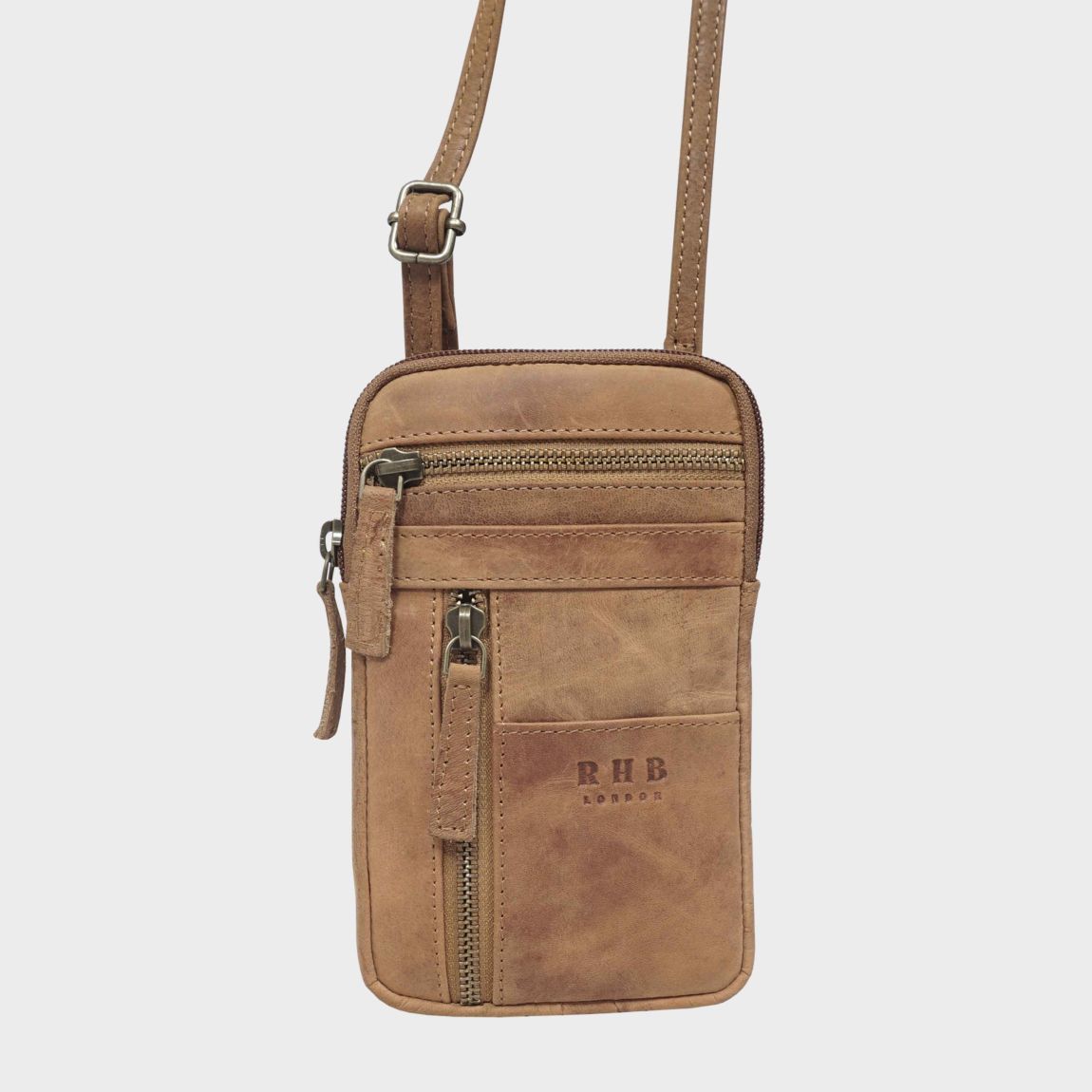 'BROOKE' Real Leather Mobile Phone Crossbody Bag main product photo
