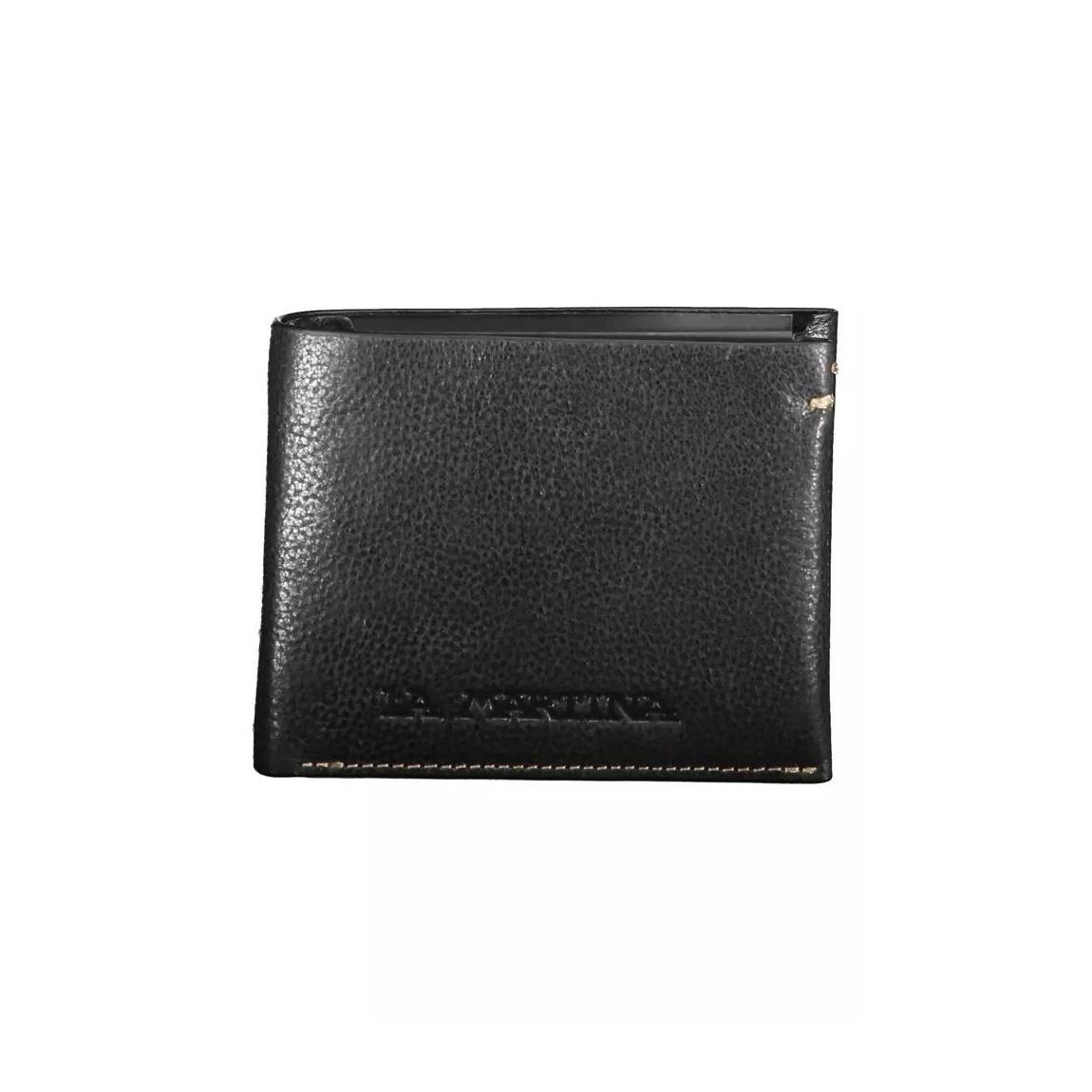 Leather Wallet Billetera Cuero - Black main product photo