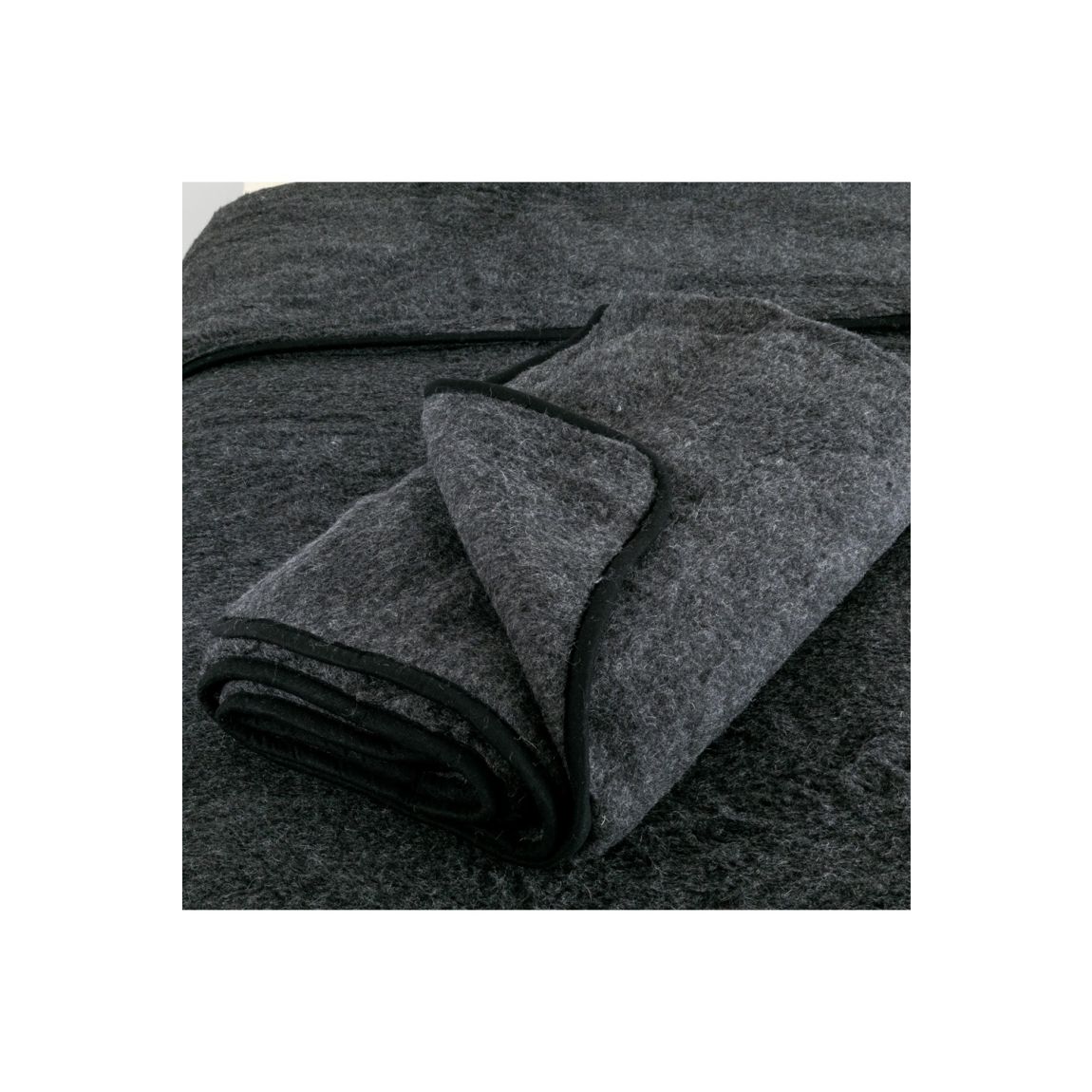 Merino Wool Blanket - 220x200 Grey main product photo