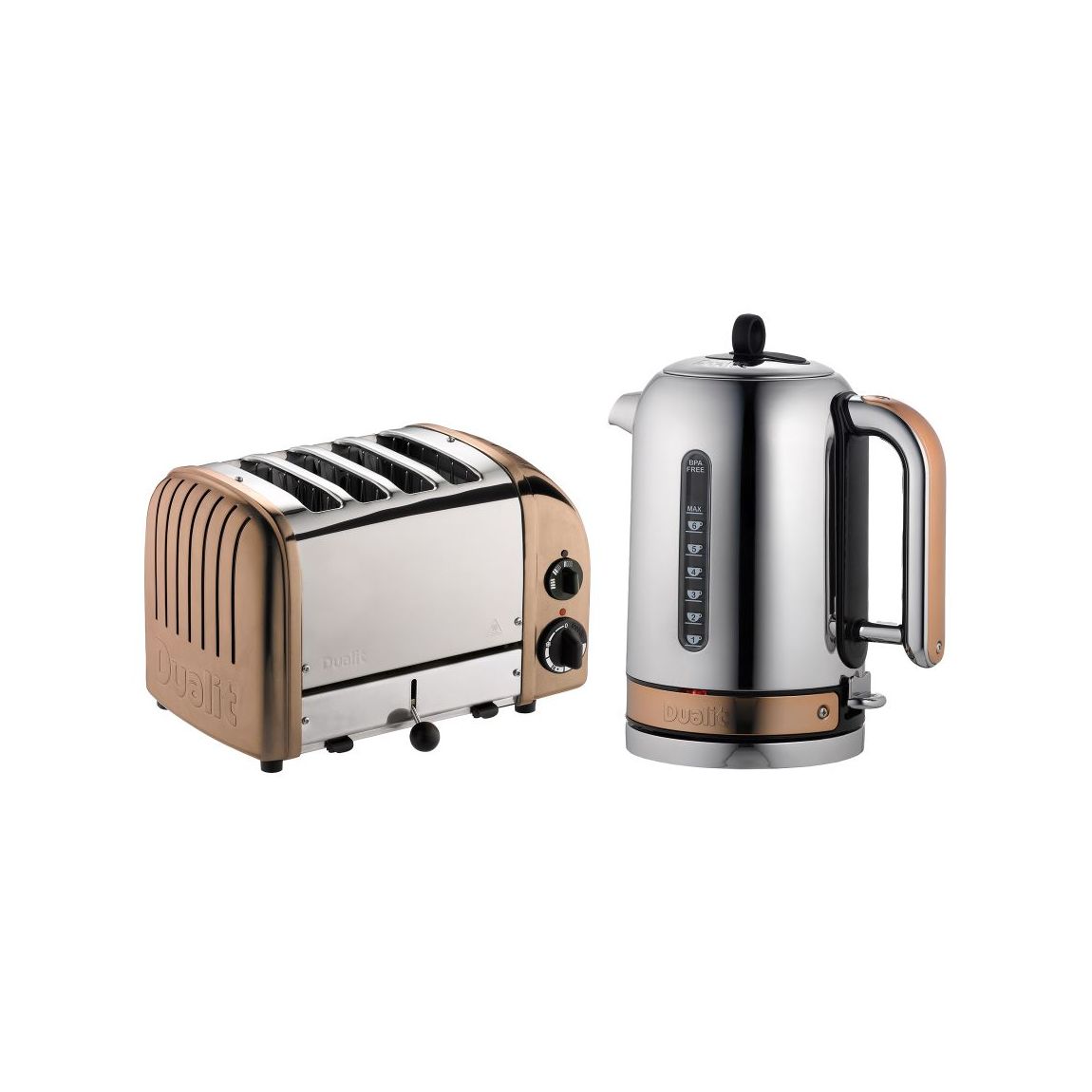 Classic Copper 4 Slot Toaster & Kettle Bundle main product photo