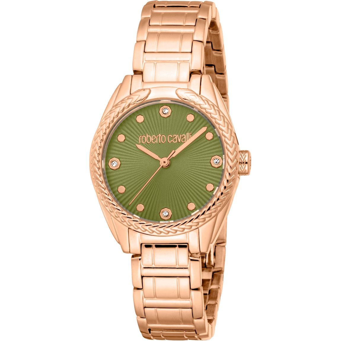 Stainless Steel Analog Quartz Watch with Steel Strap and Deployant main product photo
