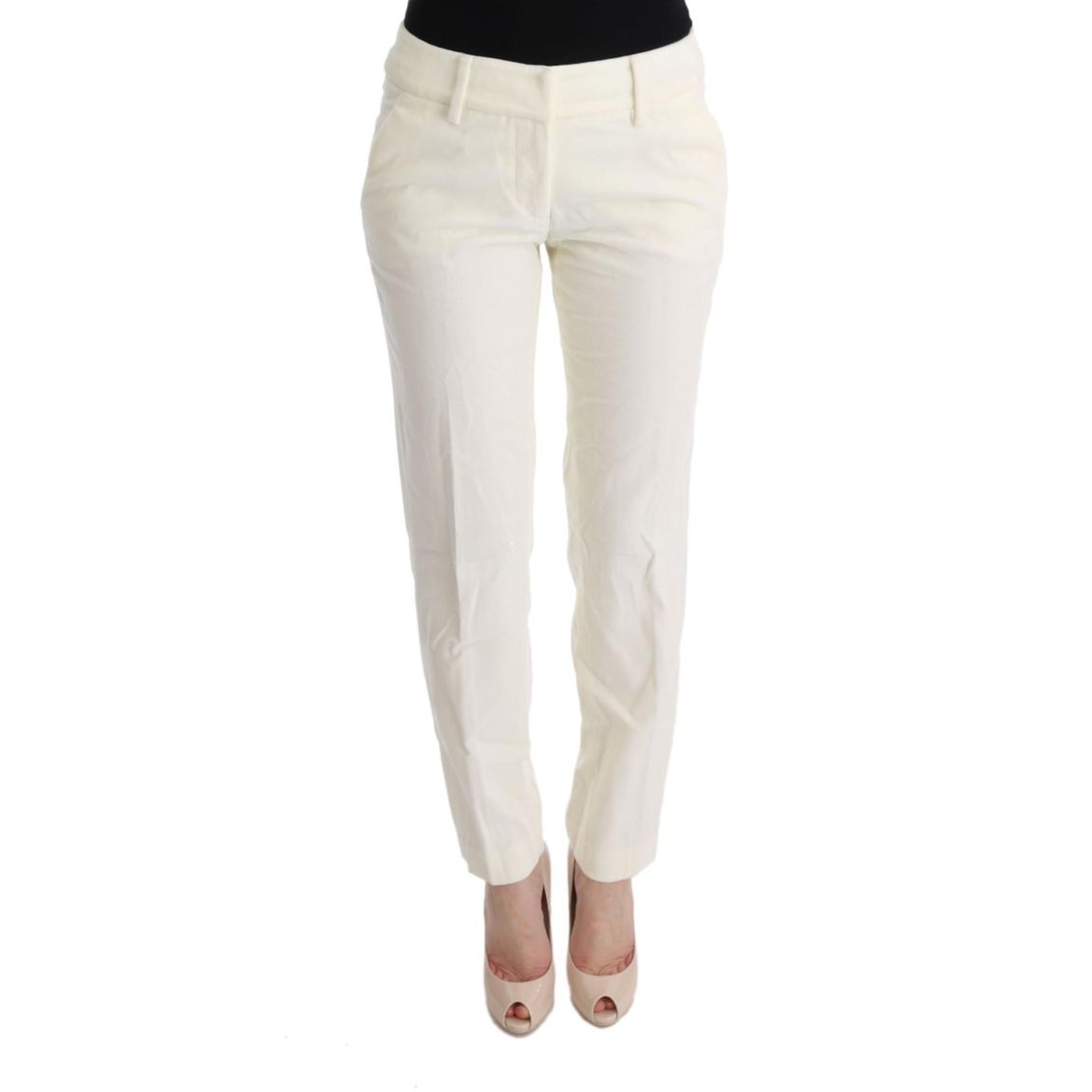 Straight Leg Trousers SIG30319 Wo - White Jeans main product photo