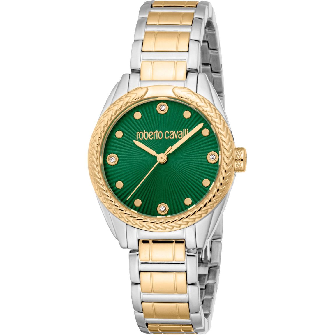 Green Dial TwoTone Bracelet Watch Wo - Grey Watches main product photo