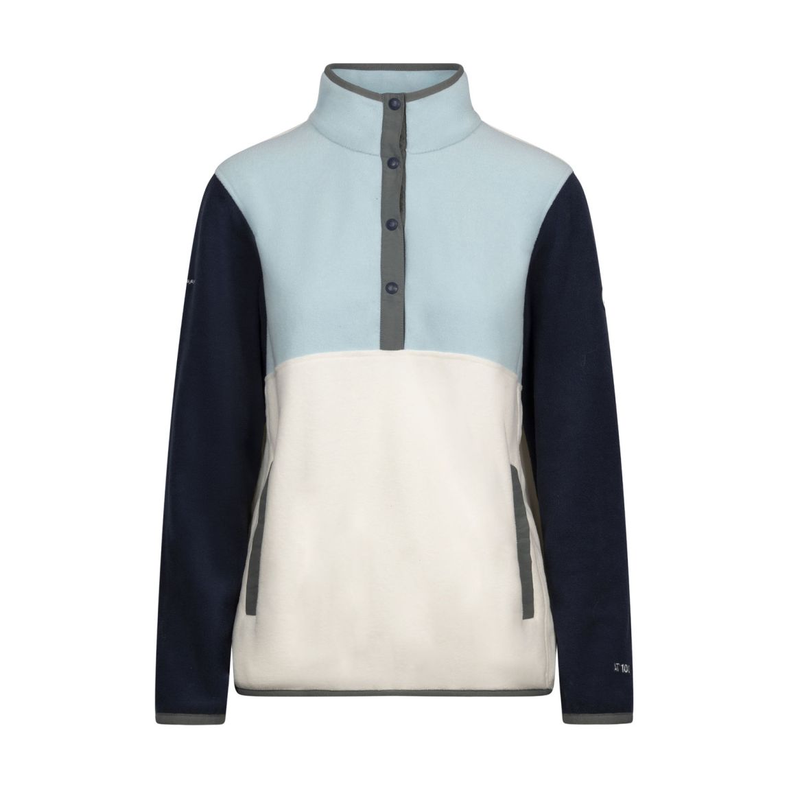 Fleece Top Garzoni Polyester Seafoam main product photo