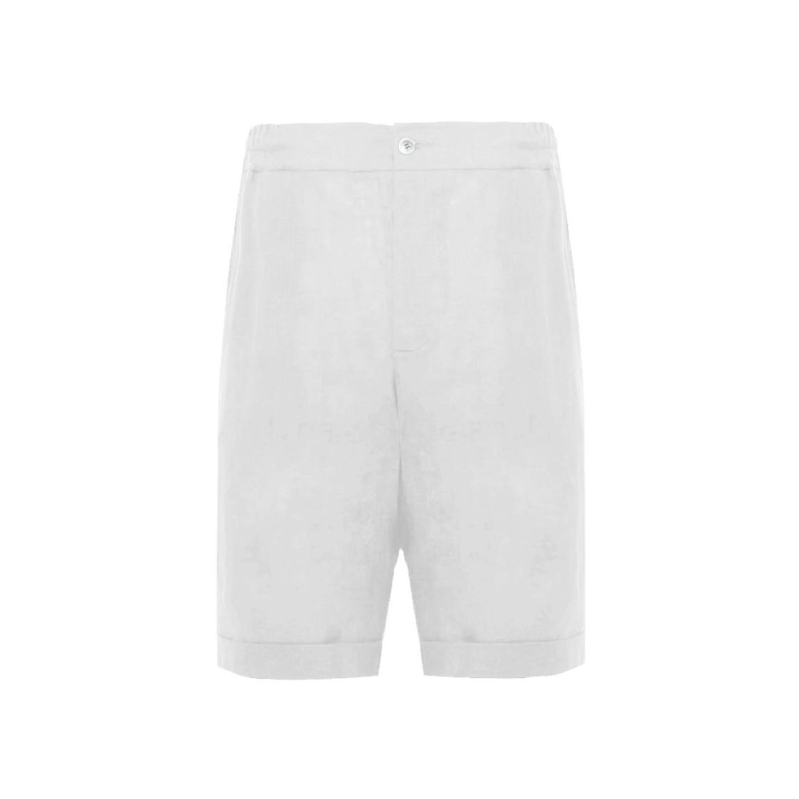 Linen Shorts Casual Relaxed - White main product photo