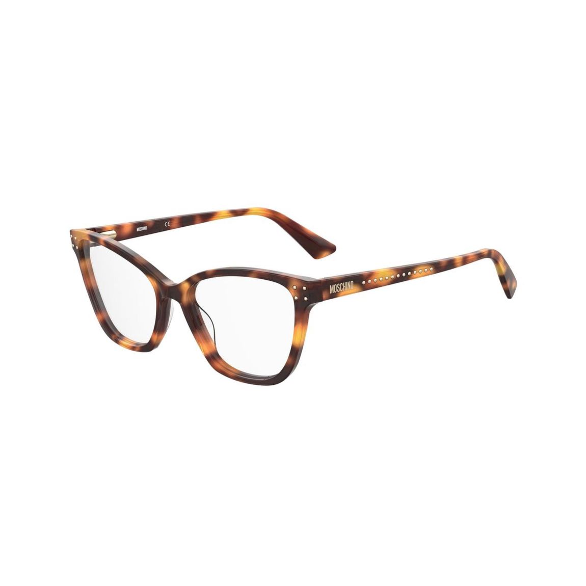 Moschino Eyeglasses CatEye Rhinestone Wo - Brown Frames main product photo