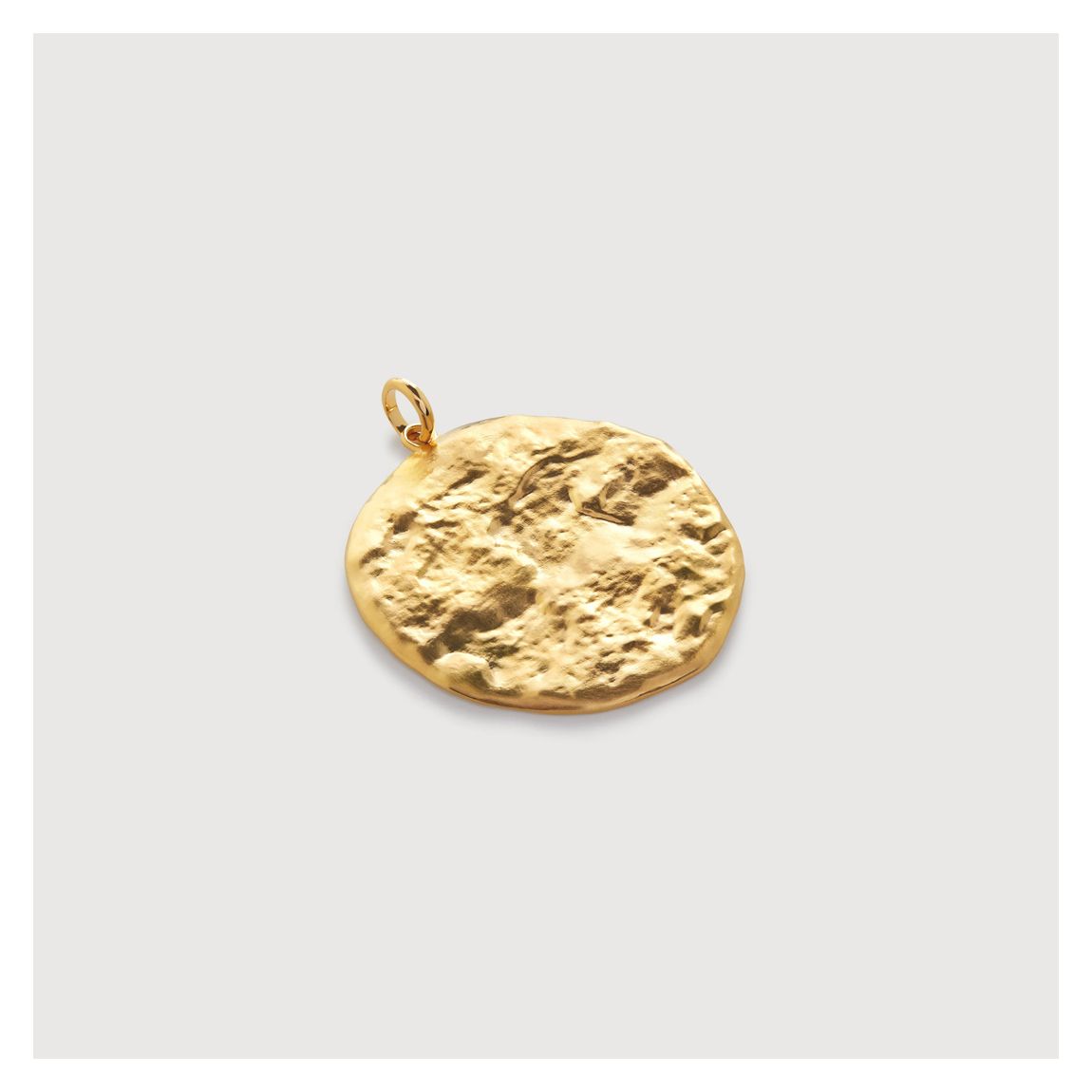 Gold Vermeil Capri Disc Pendant main product photo