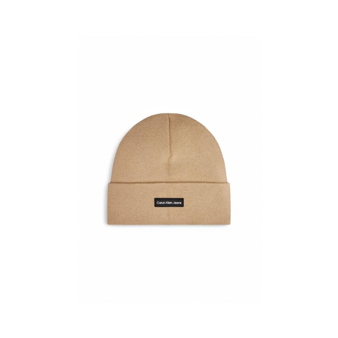 Cuffed Beanie Logo Hat - Beige Hats main product photo