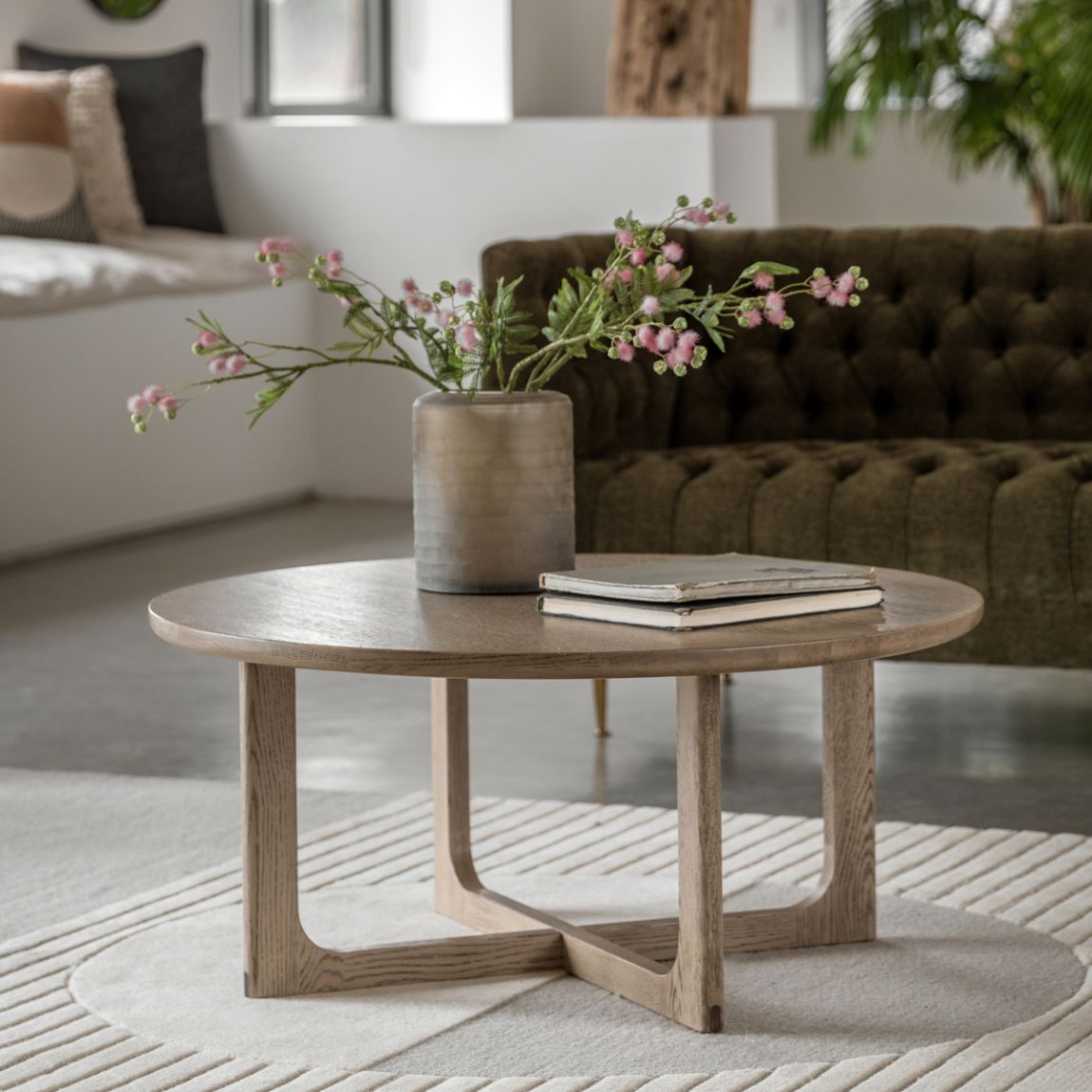 Timberline Round Coffee Table Smoked main product photo