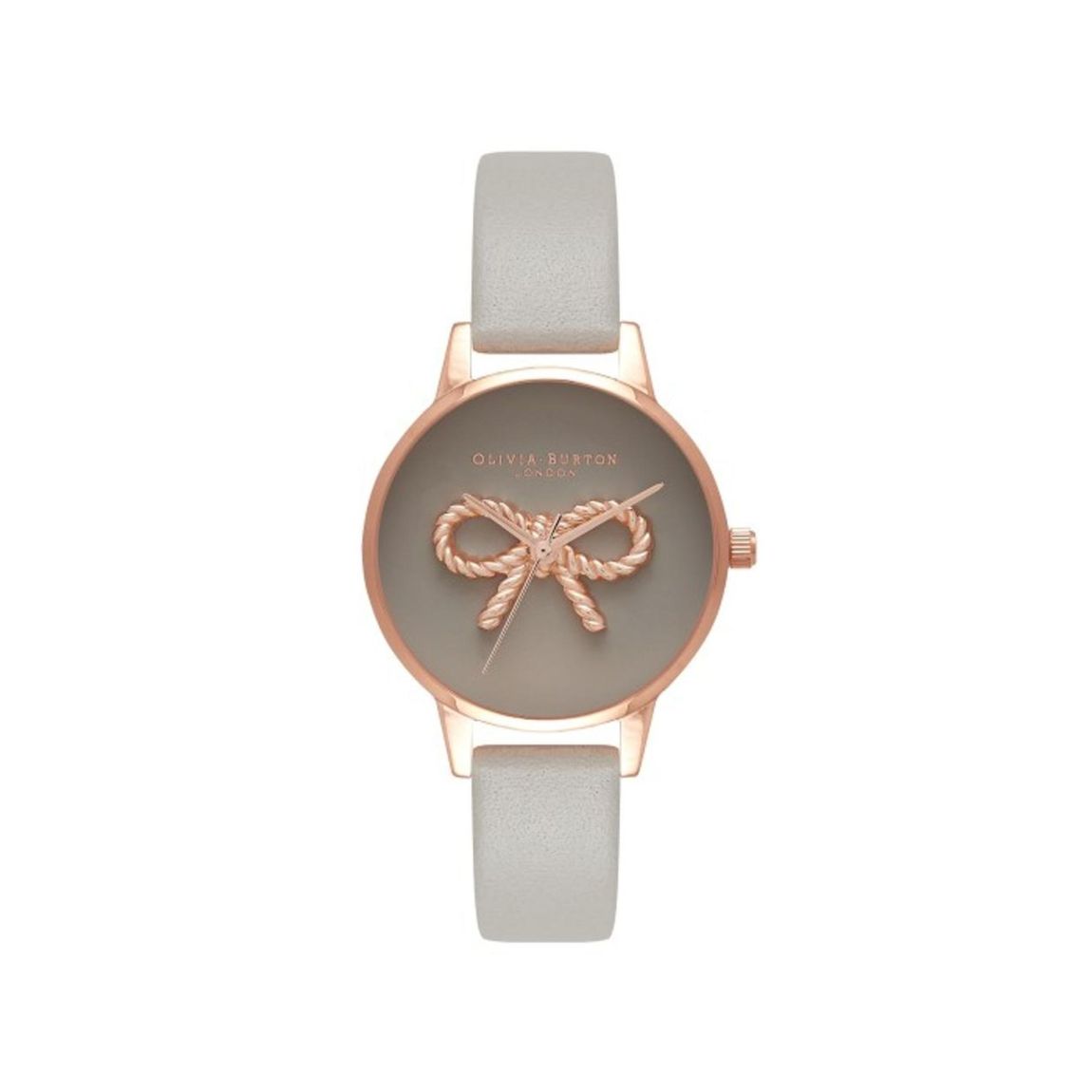 Bow Watch Grey Leather Strap Wo - Gray Watches main product photo