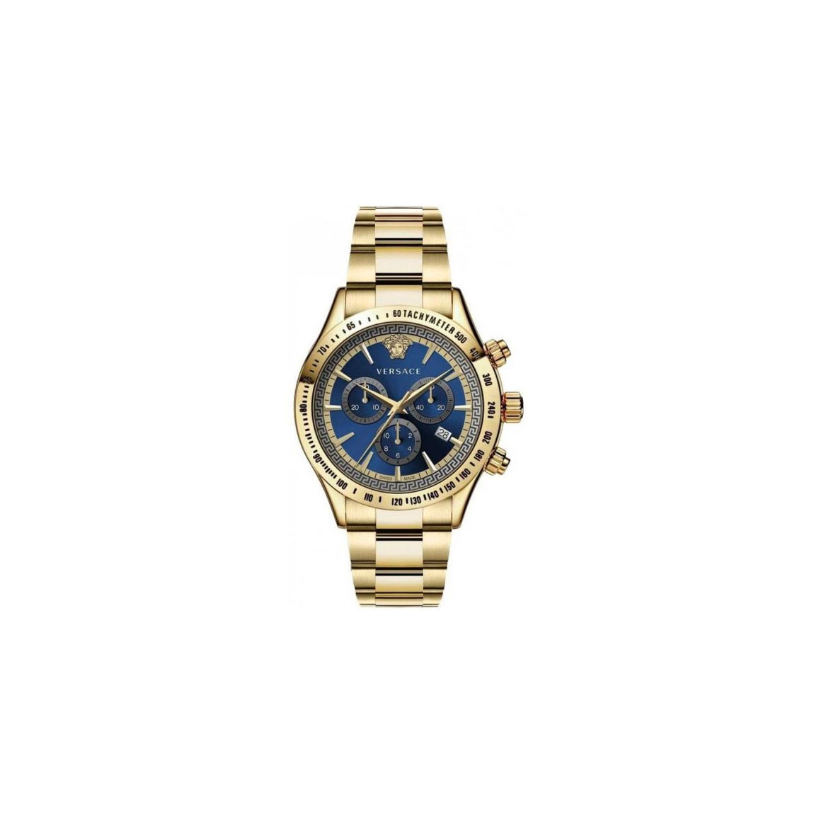 VRace Chronograph Gold Watch - Grey Watches main product photo