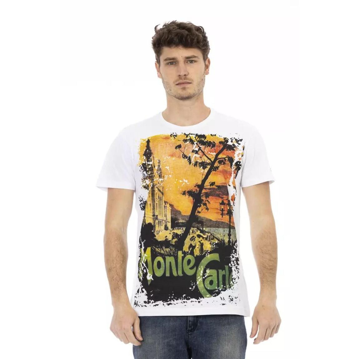 Montecarlo Graphic Tee Short Sleeve Crew Neck - White T-Shirts main product photo