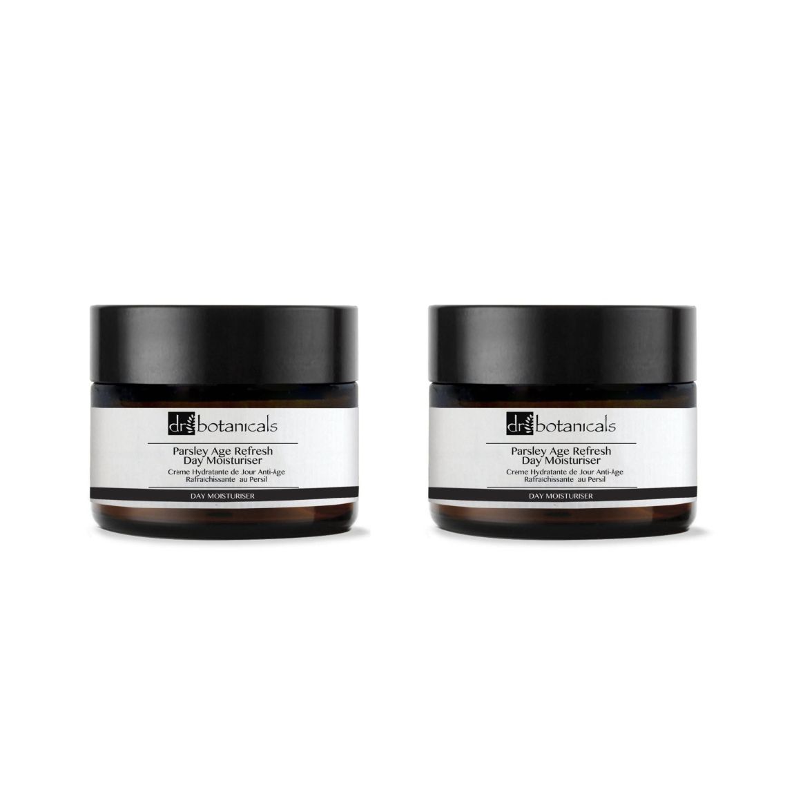 Dr Botanicals Parsley Age Refresh Day Moisturiser 50ml Twin Value Savings Pack main product photo