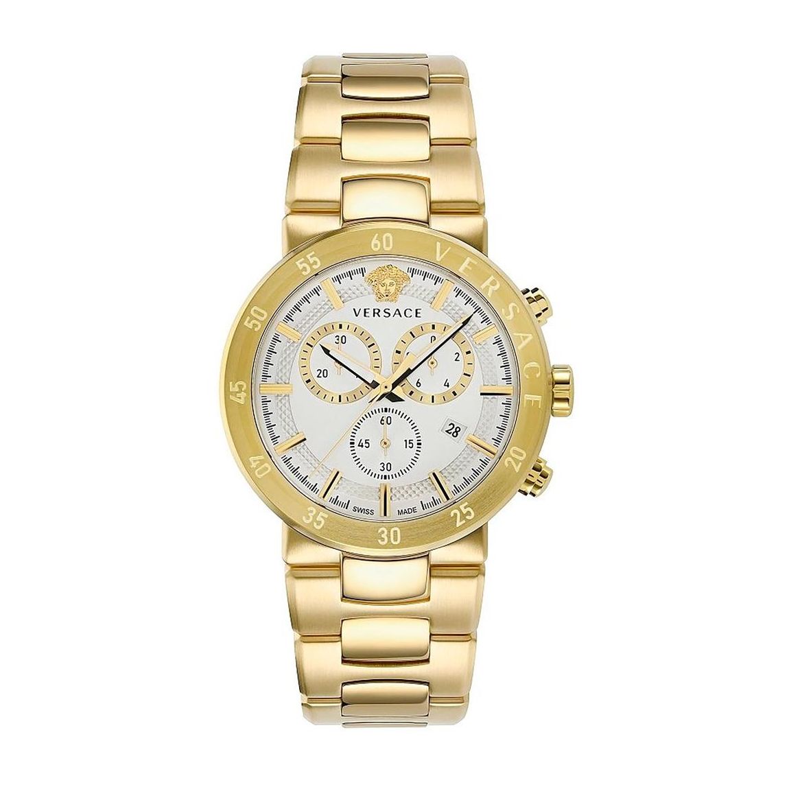 VMotif Chronograph Watch - Yellow Watches main product photo