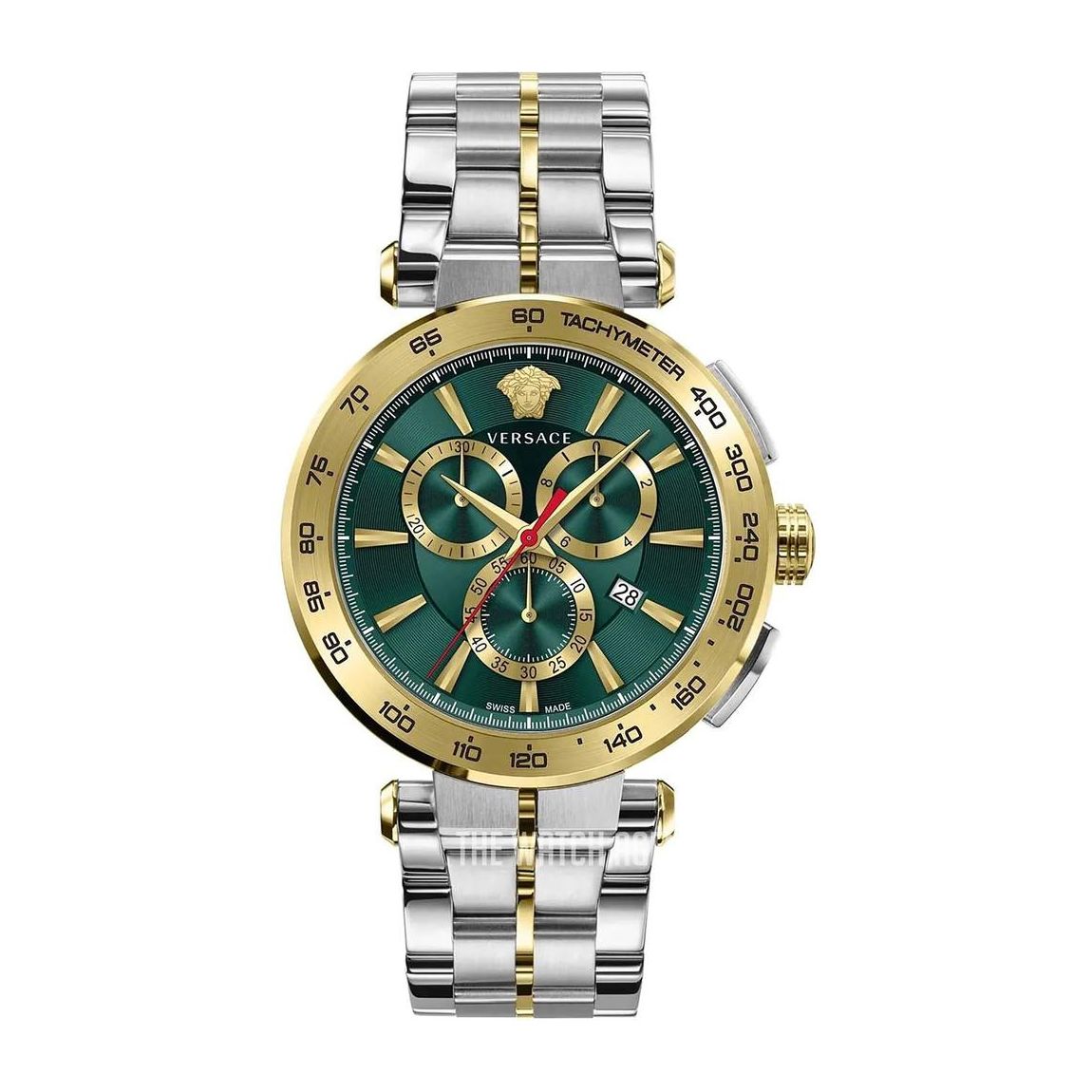 VRace Chrono Green Dial Watch - Grey Watches main product photo