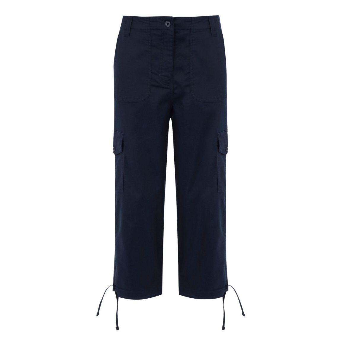 Capri Trousers Shorebella Viscose Navy main product photo