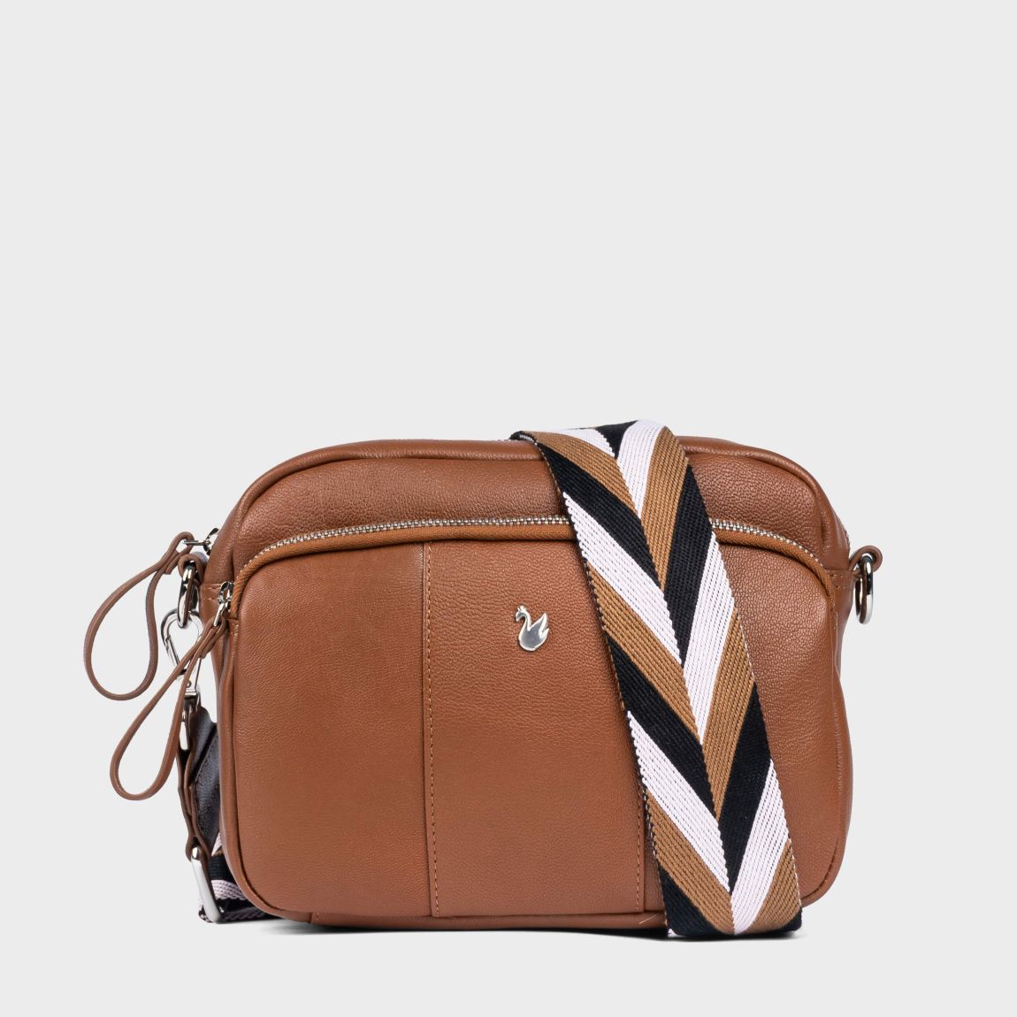 KEW' Soft Nappa Full Grain Real Leather Crossbody Bag main product photo