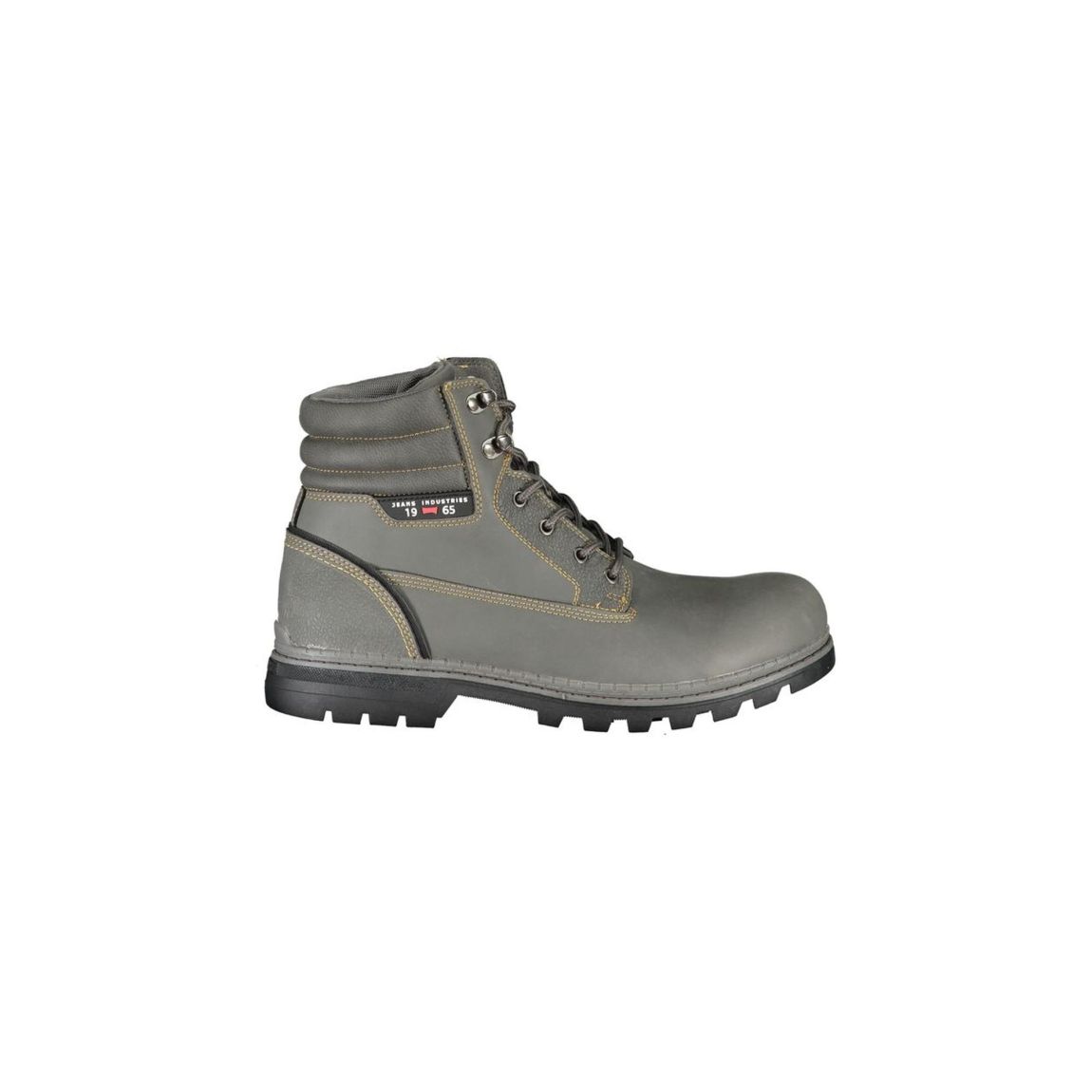 1965 Model Grey Leather Boots - Gray main product photo
