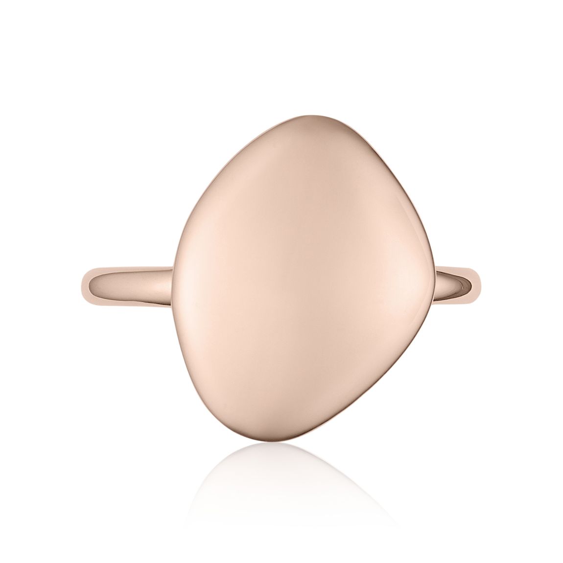 Rose Gold Vermeil Nura Teardrop Bold Ring main product photo