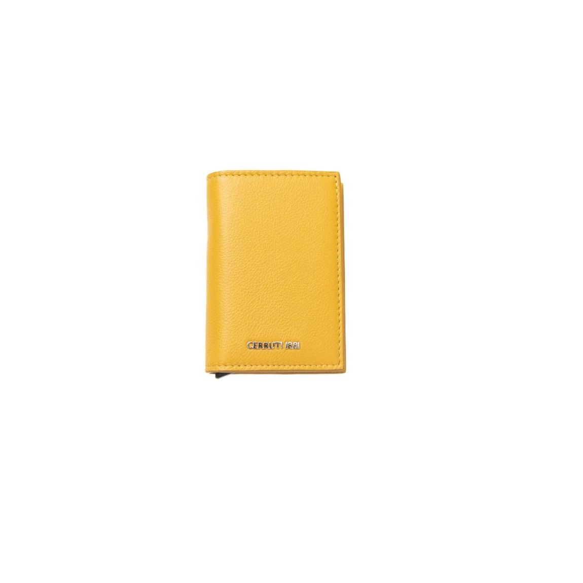 Yellow Leather Card Holder Wallets main product photo