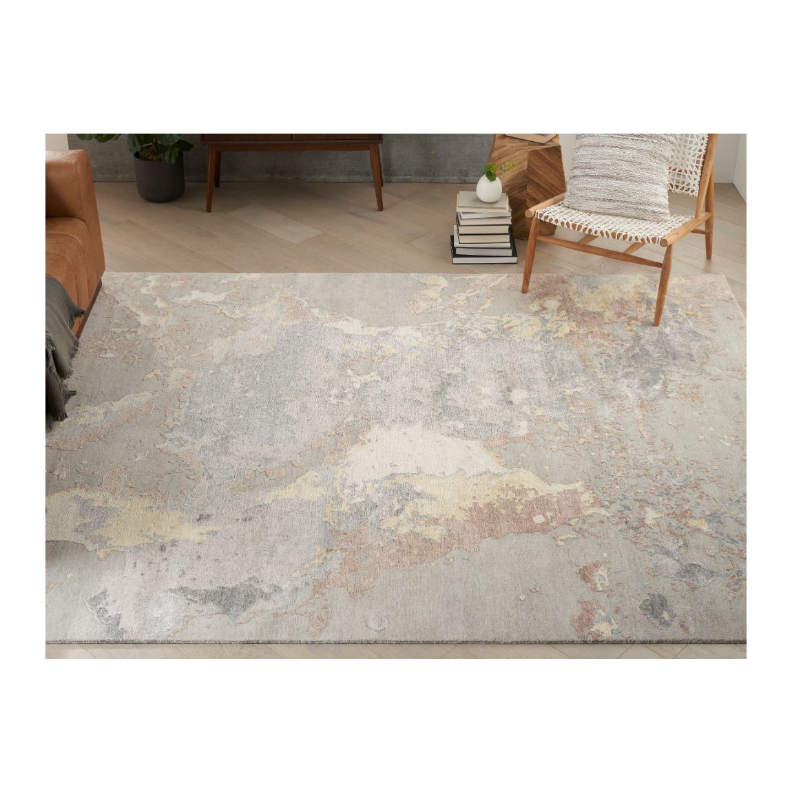 Silk Shadows - Silver - 351cm x 259cm main product photo