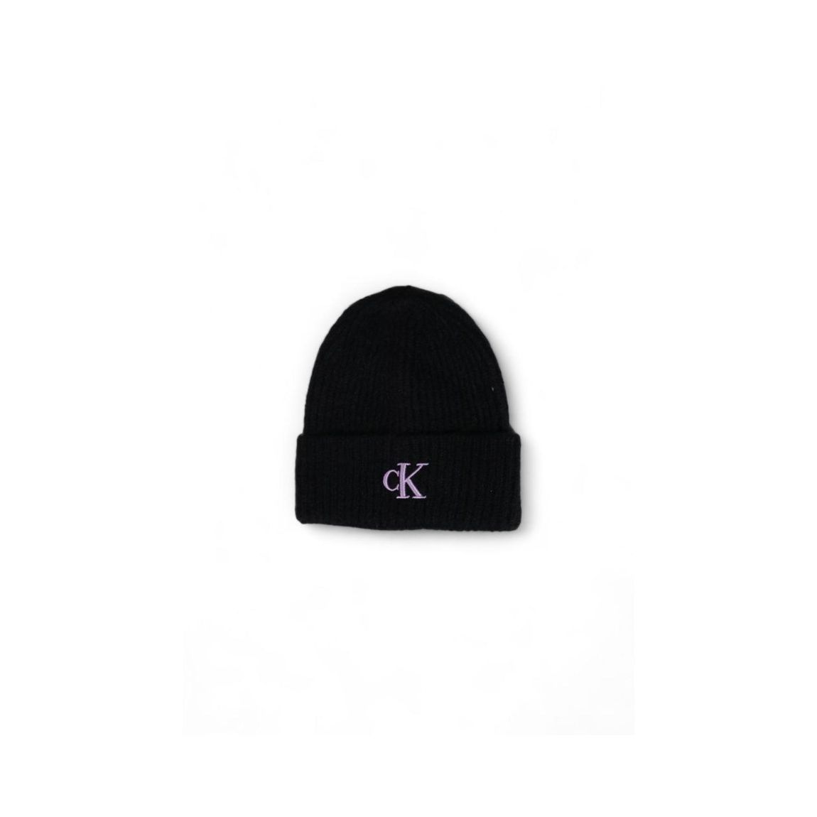 Rib Knit Beanie Monogram Style Wo - Purple Hats main product photo