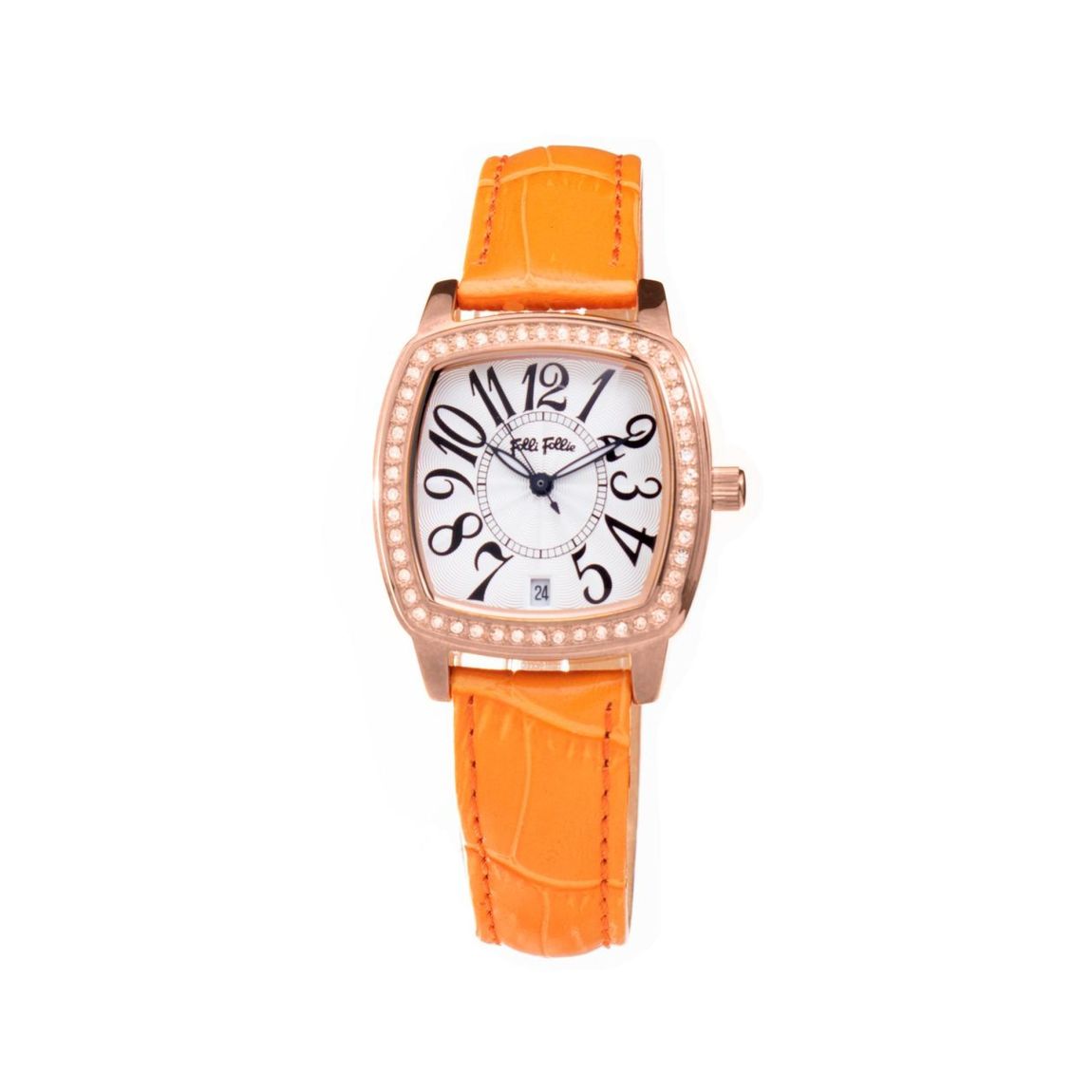 Folli Follie Watch Crystal Bezel Wo - Orange Watches main product photo