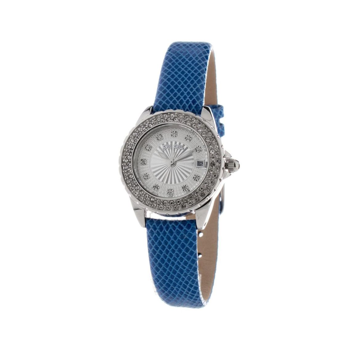 Elegant Wristwatch with Crystal Accents and Unique Strap Design for main product photo