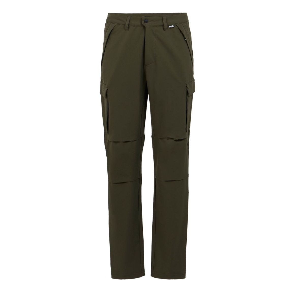 Mens Questra Cargo Trousers Dark Khaki main product photo