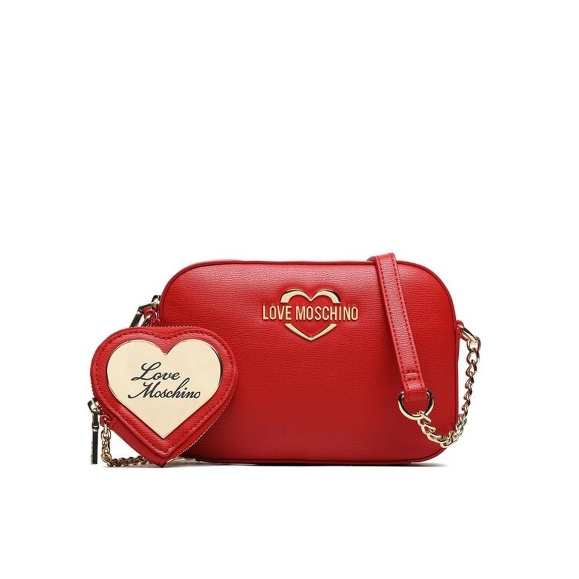 Synthetic Leather Across-Body Bag with Adjustable Strap and Zip main product photo