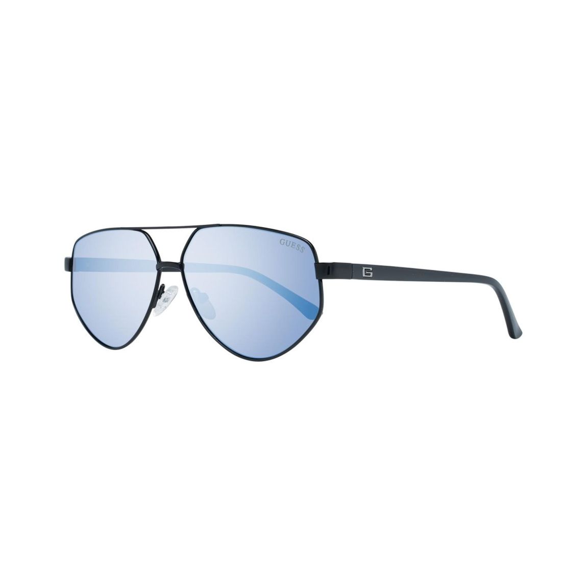 GU7740 Aviator Sunglasses Metal Frame Wo - Black main product photo