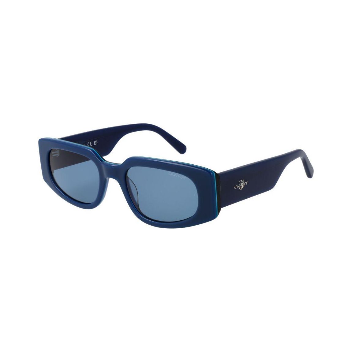 Acetate Frame Sunglasses - Blue main product photo