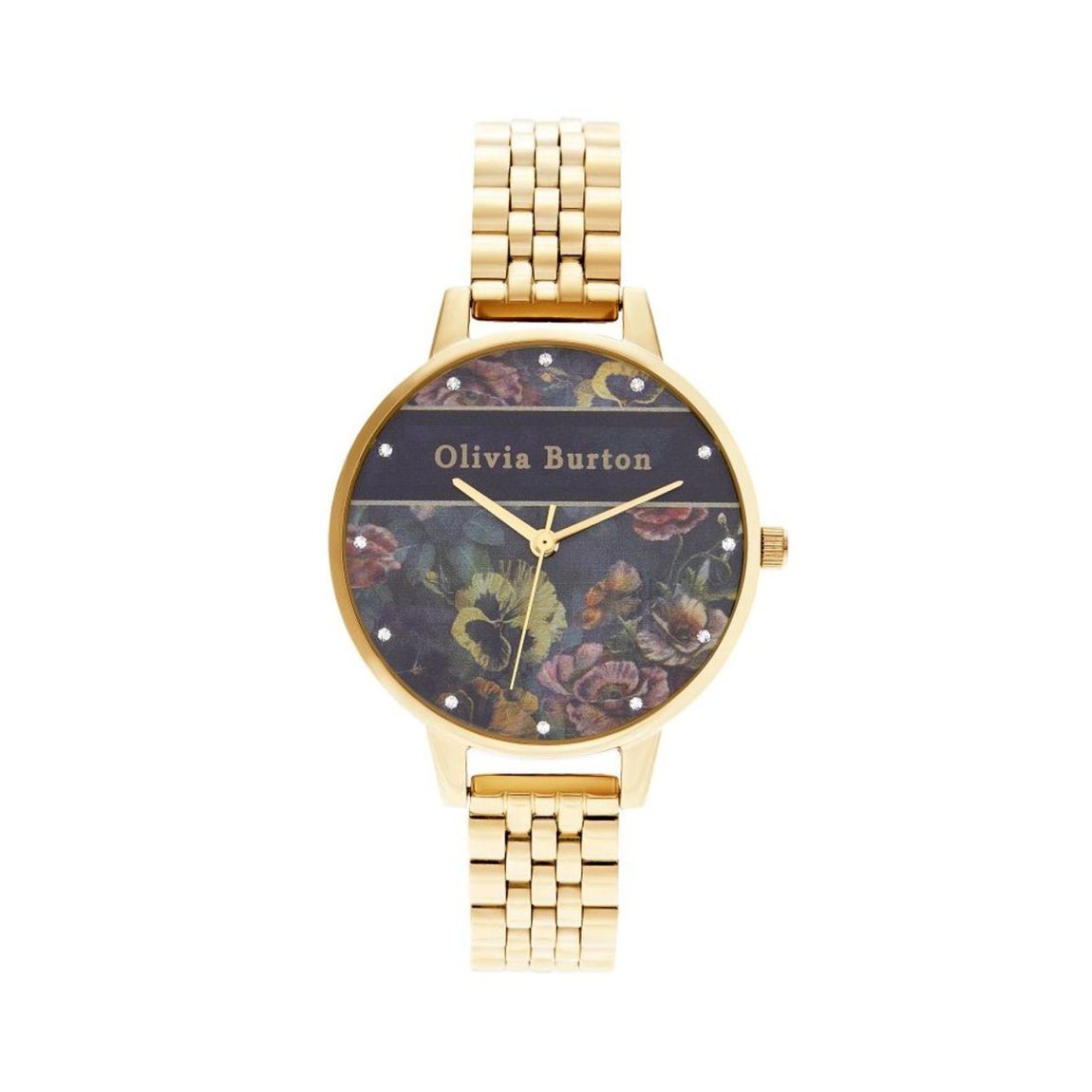 Floral Dial Watch Gold Band OB0B16VS01AC Wo Watches main product photo