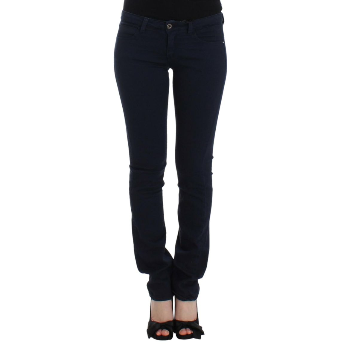 Costume National Straight Leg Jeans Wo - Blue Jeans main product photo