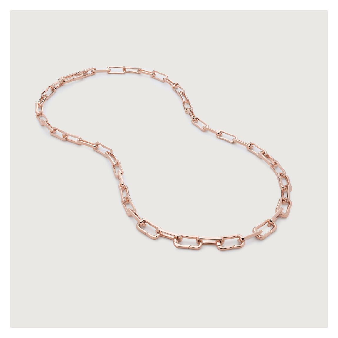 Rose Gold Vermeil Alta Capture Charm Necklace Adjustable 56cm/22' main product photo