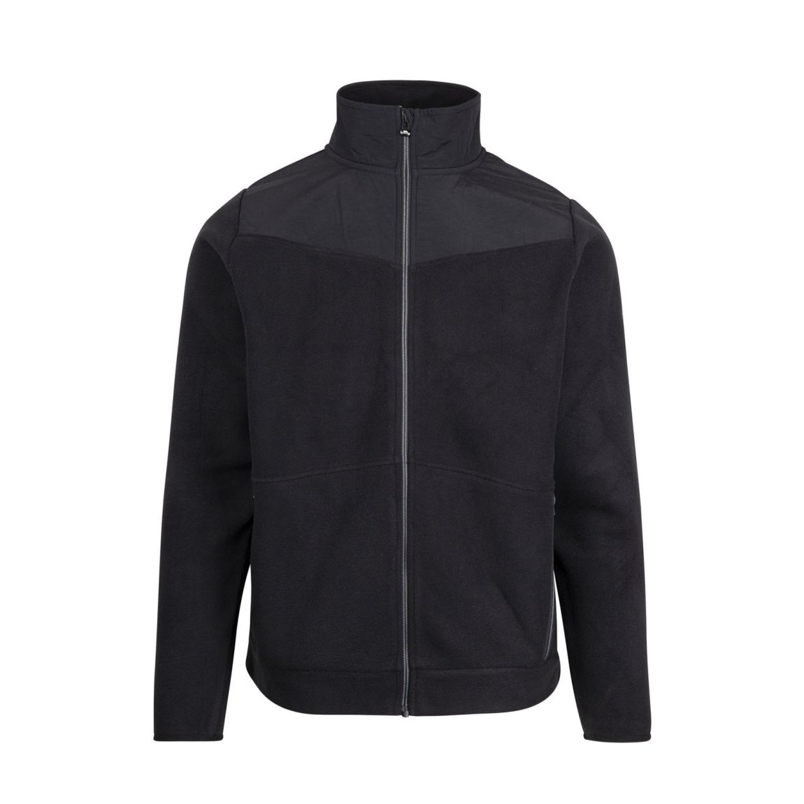 Mens Chidden Fleece Top Black main product photo