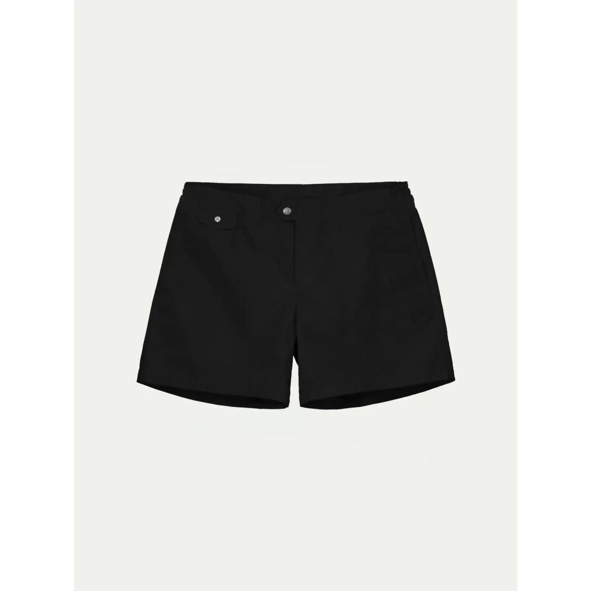 AURELIEN Classic Black Swim Shorts for Men main product photo
