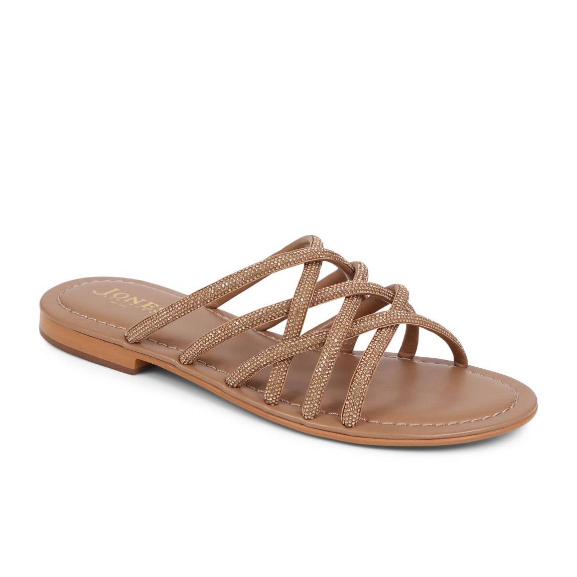Hira Jewelled Leather Sandals main product photo