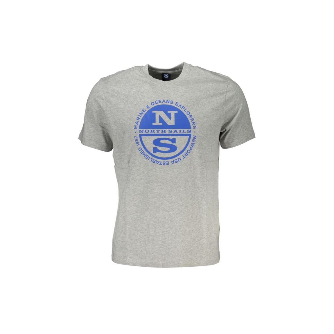 Short Sleeve Crew Neck Tee - Gray T-Shirts main product photo