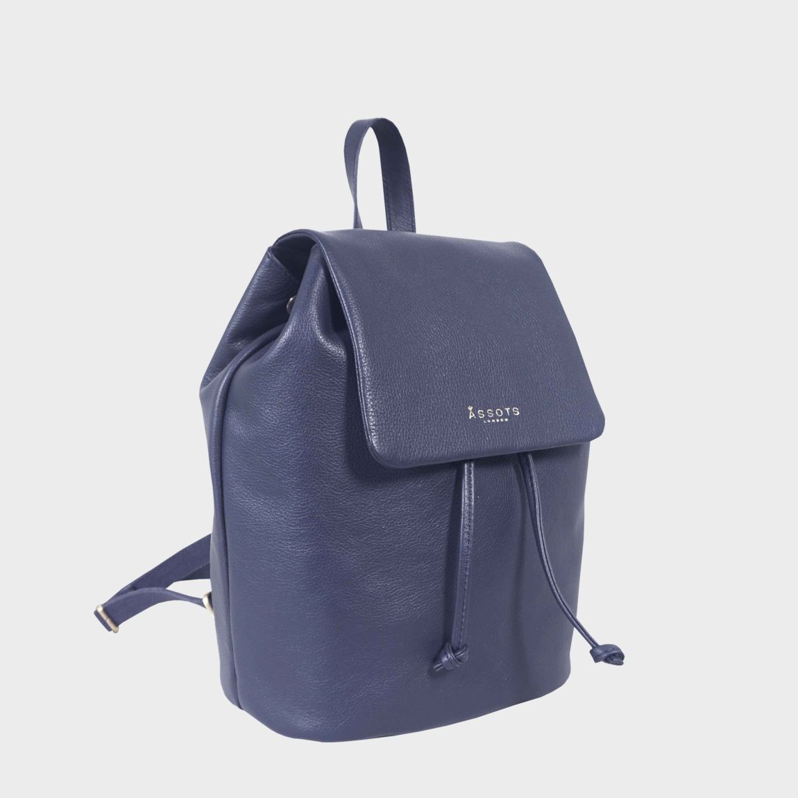 GRACE' Full Grain Leather Flap-over Backpack main product photo