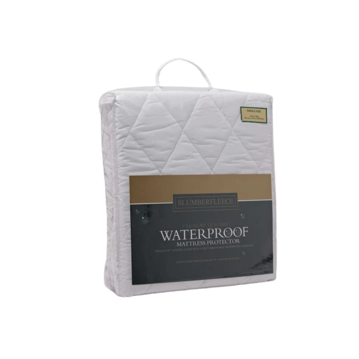 Slumberfleece Luxury Quilted Waterproof Mattress Protector - Single main product photo