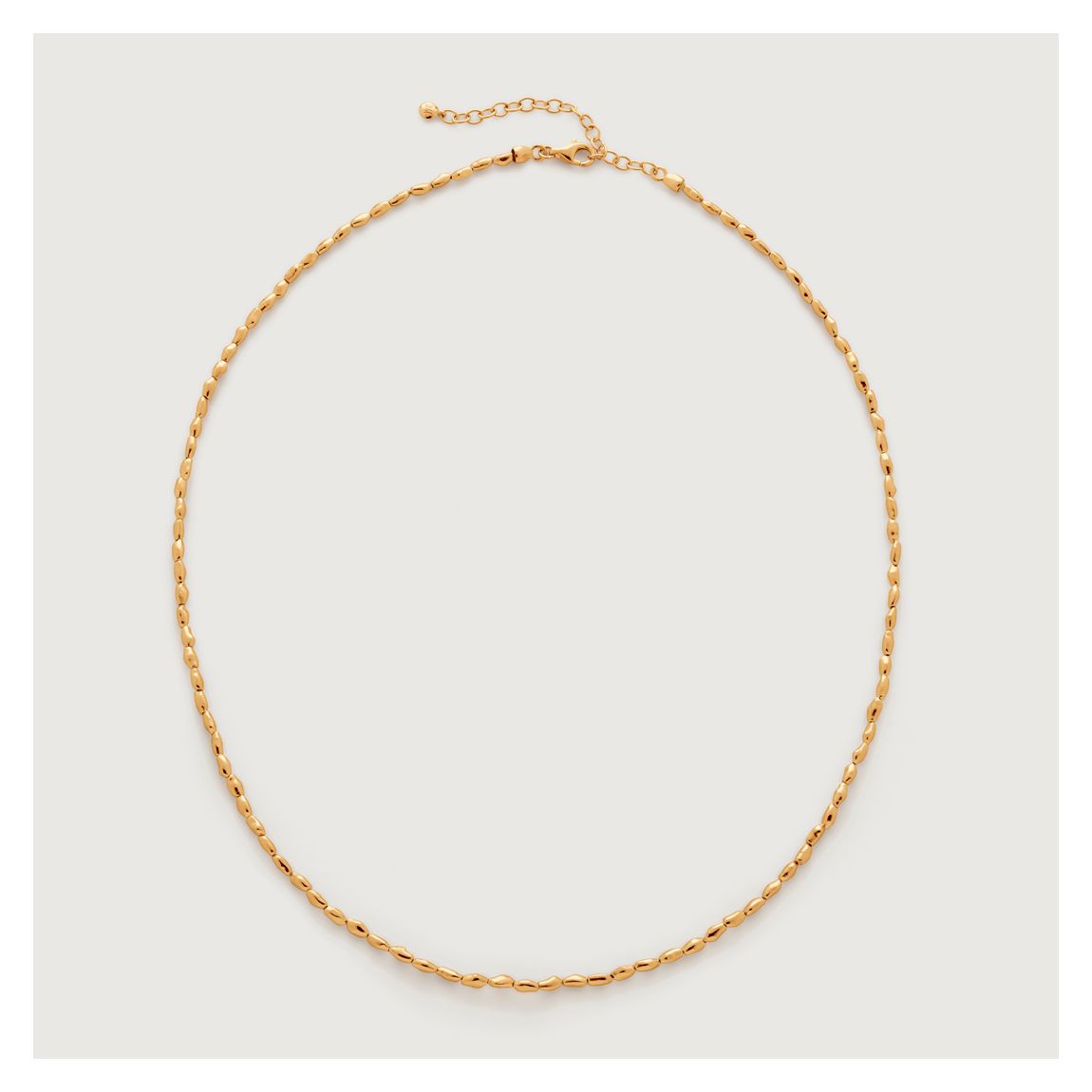 Gold Vermeil Mini Nugget Necklace Adjustable 41-46cm/16-18' main product photo