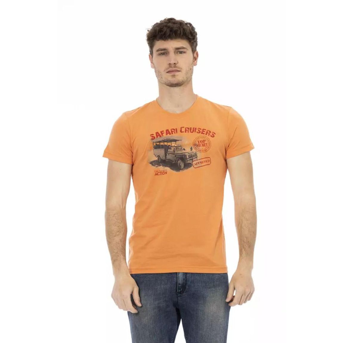 Safari Cruisers Graphic Tee - Orange T-Shirts main product photo