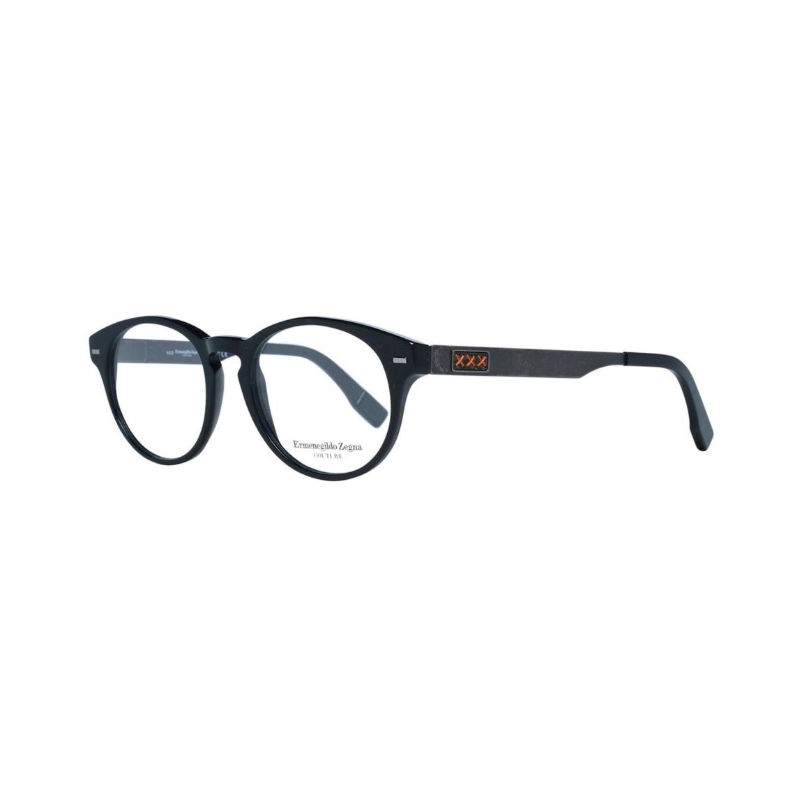 Round Eyeglass Frames - Black Frames For main product photo