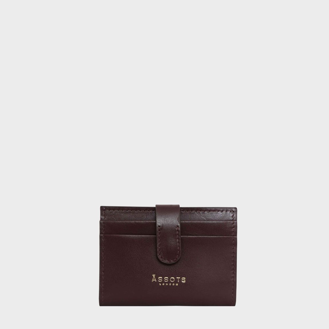 'GROVE' RFID Tab-over Leather Credit Card Holder main product photo