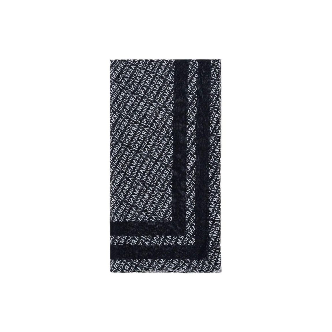Armani Exchange Scarf Black Logo Wo Scarves main product photo