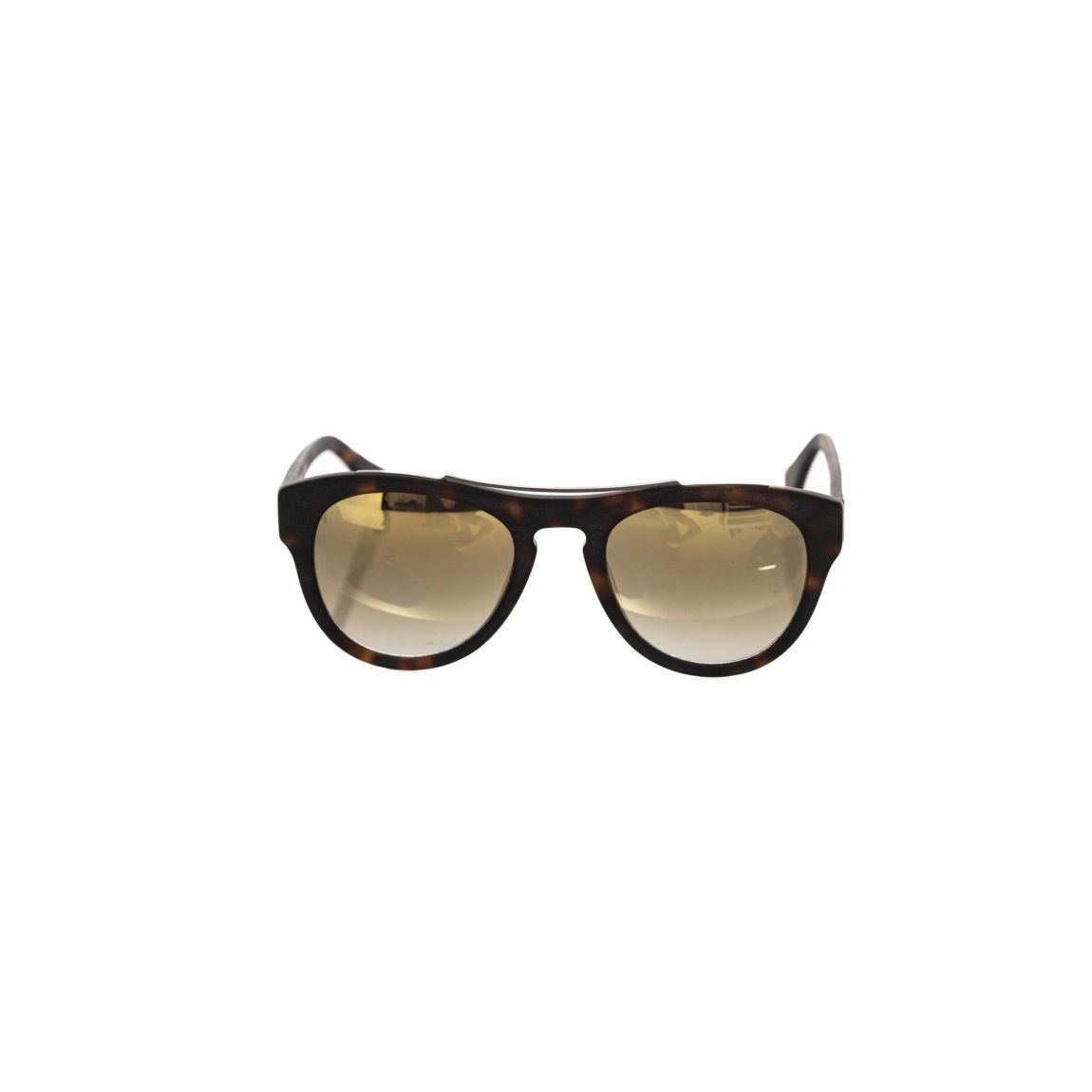 Round Sunglasses Model FR22131 - Brown main product photo