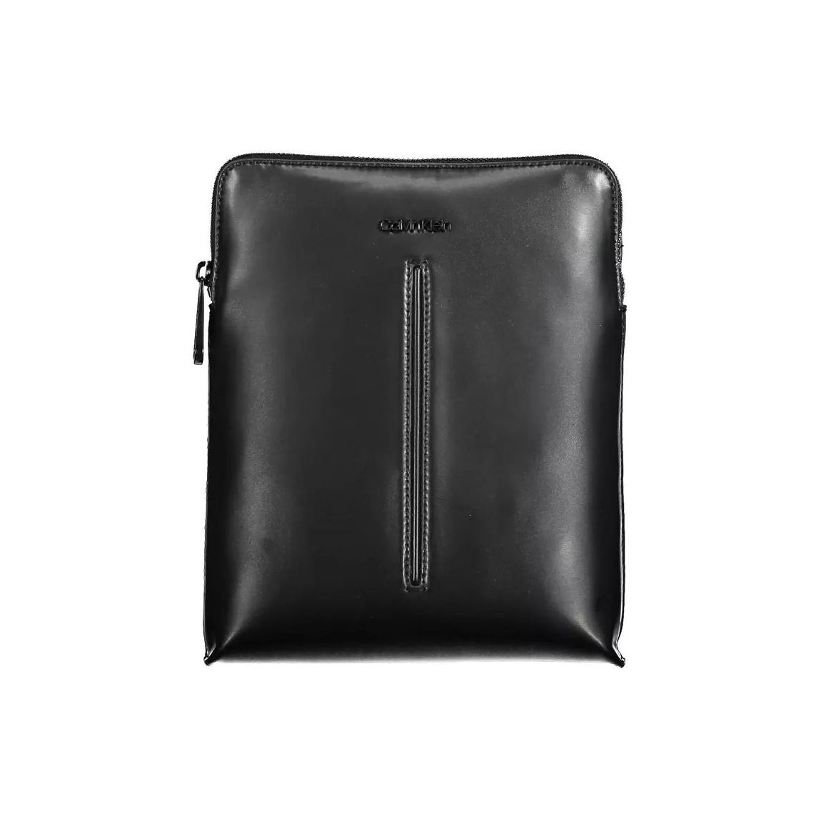 Calvin Klein Leather Shoulder Bag - Black main product photo