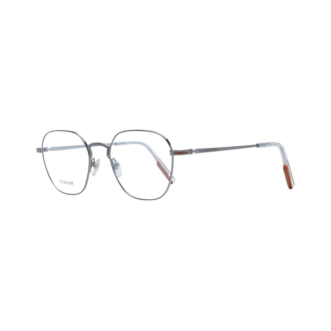 EZ5056 Gunmetal Titanium Eyeglasses - Gray Frames For main product photo