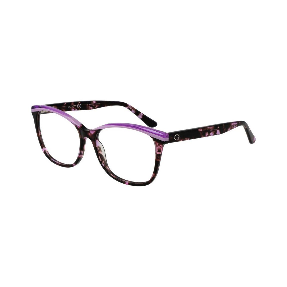 Patterned Accent Eyeglasses Wo - Purple Frames main product photo